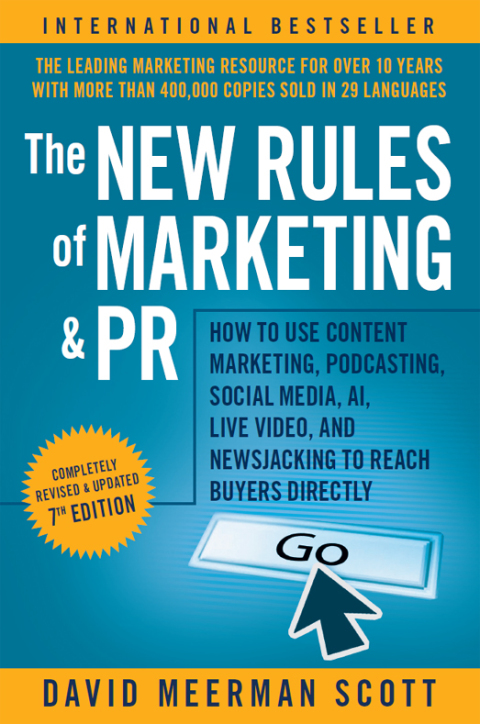 Cover image for book The New Rules of Marketing and PR