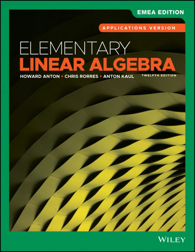 Elementary Linear Algebra Applications