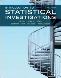 صورة الغلاف: Introduction to Statistical Investigations, Enhanced eText 2nd edition 9781119683452