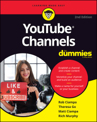 Cover image: YouTube Channels For Dummies, 2nd Edition 2nd edition 9781119688051