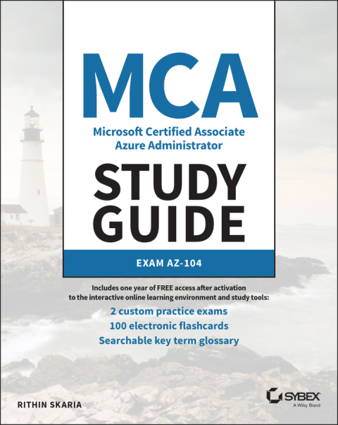 Cover image for book MCA Microsoft Certified Associate Azure Administrator Study Guide