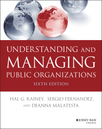 Imagen de portada: Understanding and Managing Public Organizations 6th edition 9781119705895