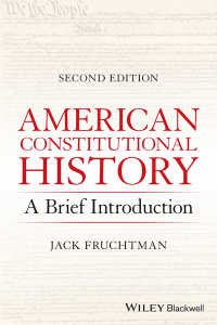 Cover image: American Constitutional History 2nd edition 9781119734277
