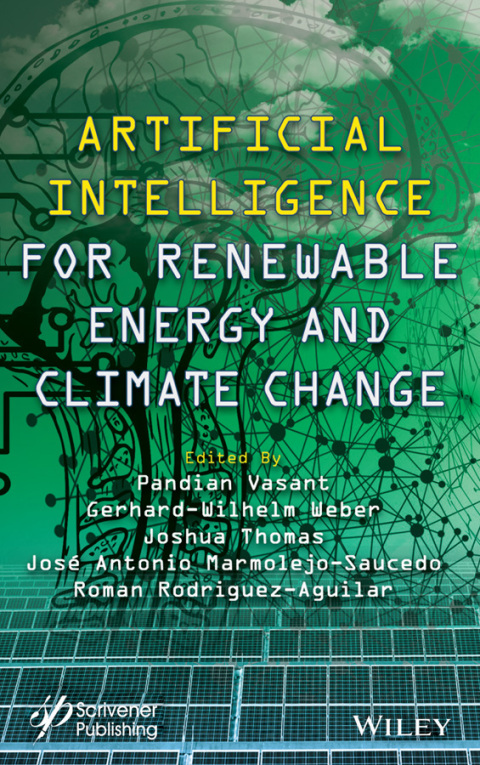 Cover image for book Artificial Intelligence for Renewable Energy and Climate Change