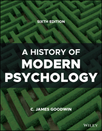Cover image: A History of Modern Psychology 6th edition 9781119779261