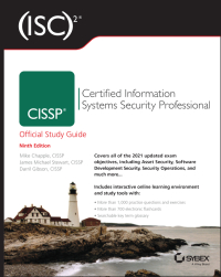 Cover image: (ISC)2 CISSP Certified Information Systems Security Professional Official Study Guide 9th edition 9781119786238