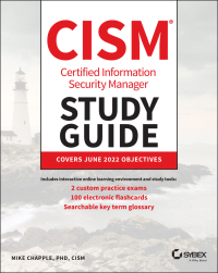 Cover image: CISM Certified Information Security Manager Study Guide 1st edition 9781119801931