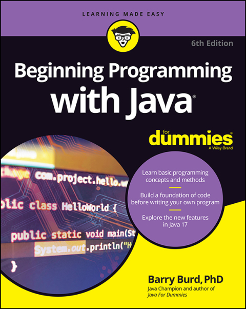 Cover image for book Beginning Programming with Java For Dummies