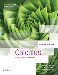 Cover image: Calculus Early Transcendentals, International Adaptation 12th edition 9781119820482