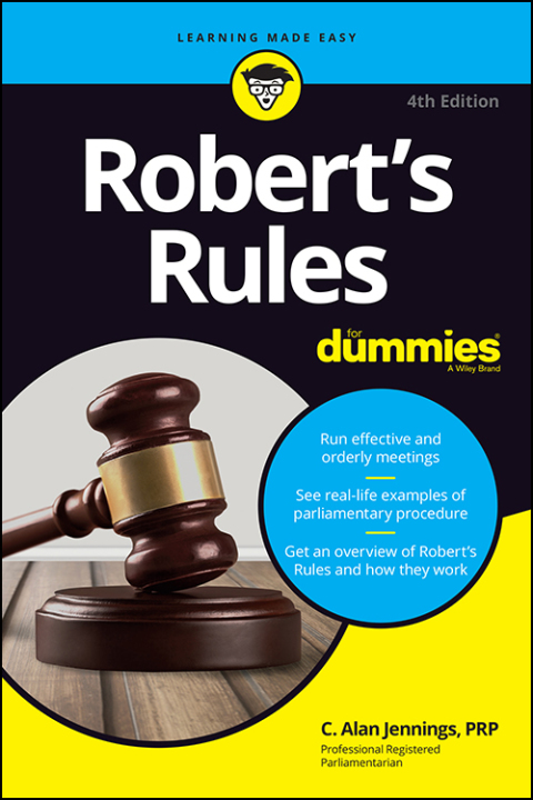 Cover image for book Robert's Rules For Dummies