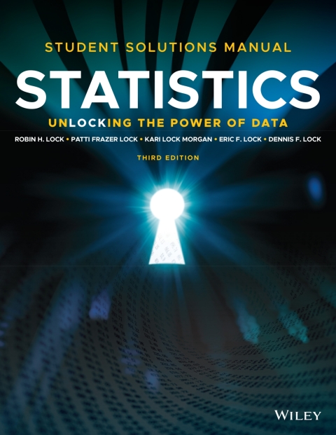 Cover image for book Statistics: Unlocking the Power of Data, Student Solutions Manual