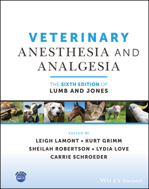 Cover image for book Veterinary Anesthesia and Analgesia, The 6th Edition of Lumb and Jones