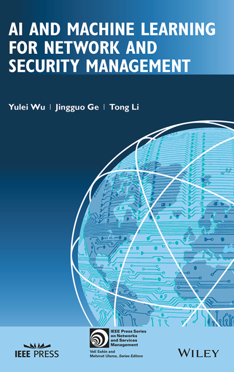 Cover image for book AI and Machine Learning for Network and Security Management