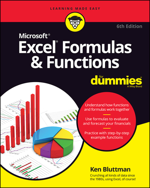 Cover image for book Excel Formulas & Functions For Dummies