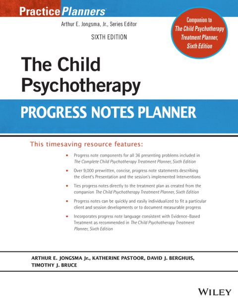 Cover image for book The Child Psychotherapy Progress Notes Planner