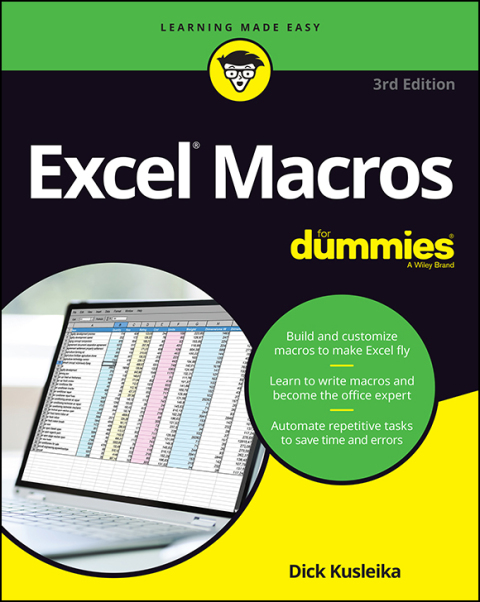 Cover image for book Excel Macros For Dummies, 3rd Edition