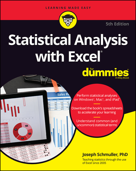 Cover image for book Statistical Analysis with Excel For Dummies