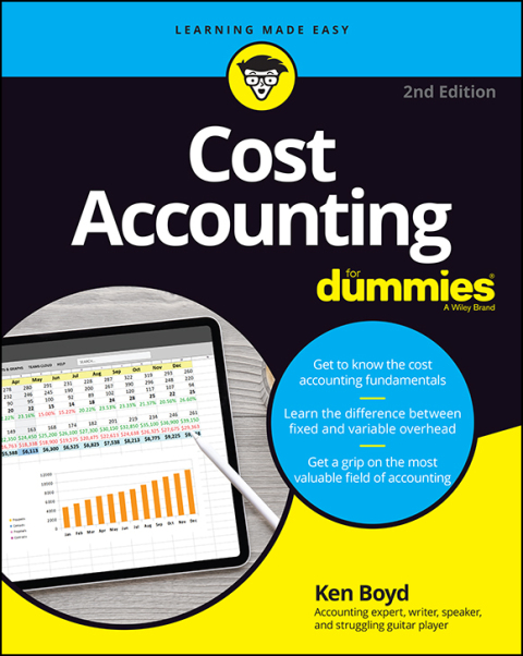 Cover image for book Cost Accounting For Dummies, 2nd Edition