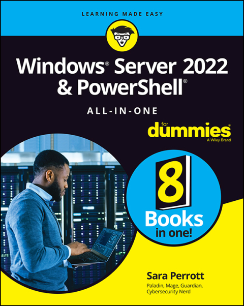 Cover image for book Windows Server 2022 & PowerShell All-in-One For Dummies
