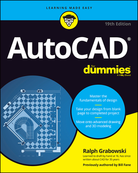 Cover image for book AutoCAD For Dummies, 19th Edition