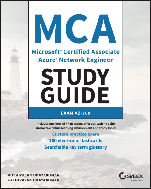 Cover image for book MCA Microsoft Certified Associate Azure Network Engineer Study Guide