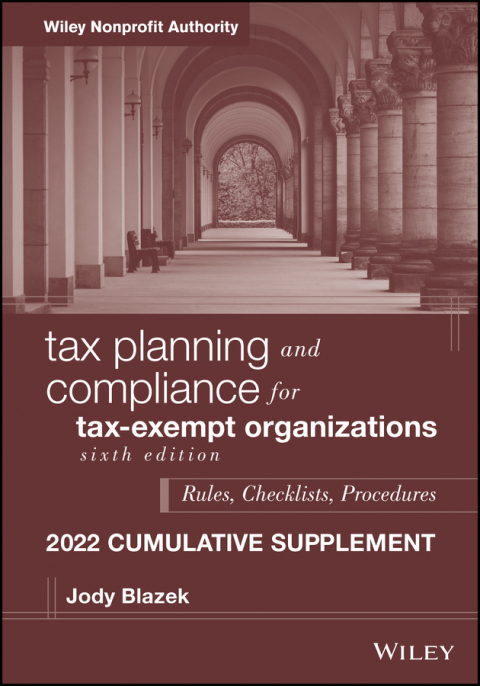 Cover image for book Tax Planning and Compliance for Tax-Exempt Organizations