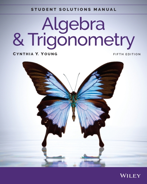 Cover image for book Algebra and Trigonometry, Student Solutions Manual