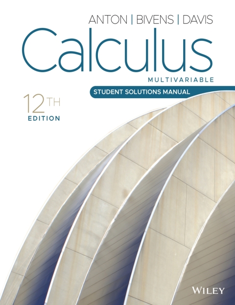 Calculus: Multivariable, Student Solutions Manual 