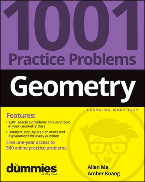 Cover image for book Geometry: 1001 Practice Problems For Dummies (  Free Online Practice)