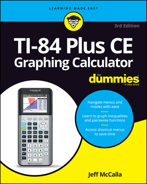 Cover image for book TI-84 Plus CE Graphing Calculator For Dummies