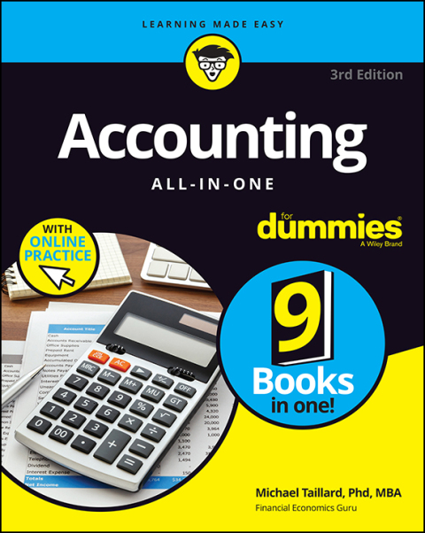 Cover image for book Accounting All-in-One For Dummies (+ Videos and Quizzes Online), 3rd Edition
