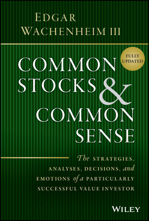 Cover image for book Common Stocks and Common Sense