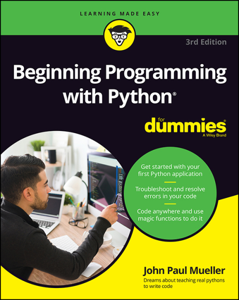 Cover image for book Beginning Programming with Python For Dummies
