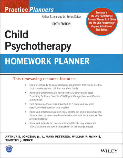 Child Psychotherapy Homework Planner 