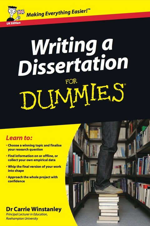 Cover image for book Writing a Dissertation For Dummies, UK Edition