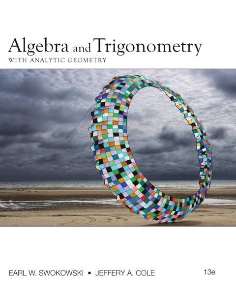 Cover image for book Algebra and Trigonometry with Analytic Geometry