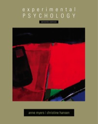 Experimental Psychology 7th Edition | 9781133484288, 9781133417026 ...