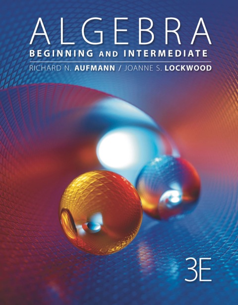 Cover image for book Algebra: Beginning and Intermediate