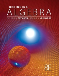 Beginning Algebra 8th edition | 9780357088319, 9781133709688 | VitalSource