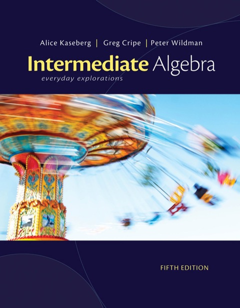 Cover image for book Intermediate Algebra