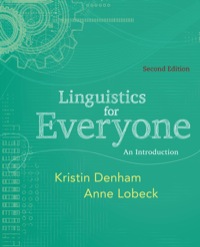 Cover image: Linguistics for Everyone: An Introduction 2nd edition 9781111344382