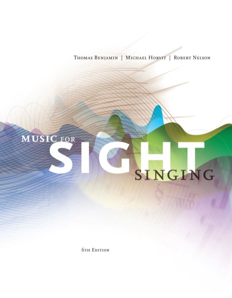 Cover image for book Music for Sight Singing