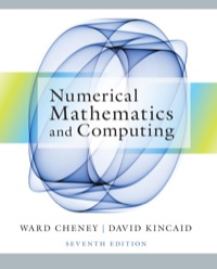 Numerical Mathematics and Computing 7th Edition