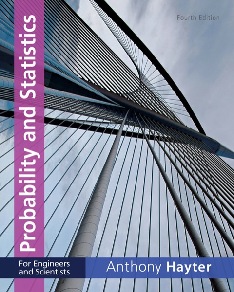 Cover image for book Probability and Statistics for Engineers and Scientists