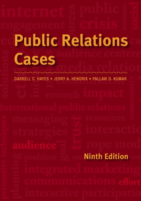 Cover image for book Public Relations Cases