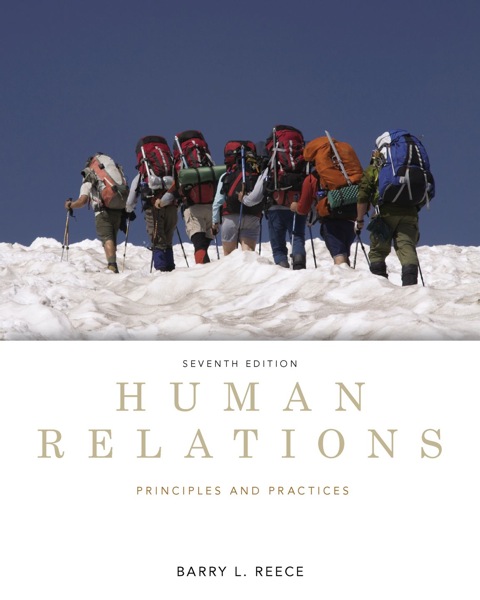 Cover image for book Human Relations: Principles and Practices