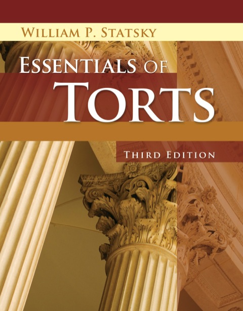 Cover image for book Essentials of Torts