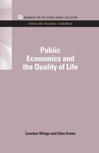 Public Economics and the Quality of Life