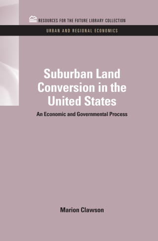 Suburban Land Conversion in the United States