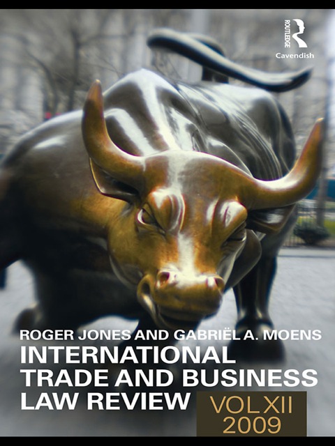 Cover image for book International Trade and Business Law Review: Volume XII